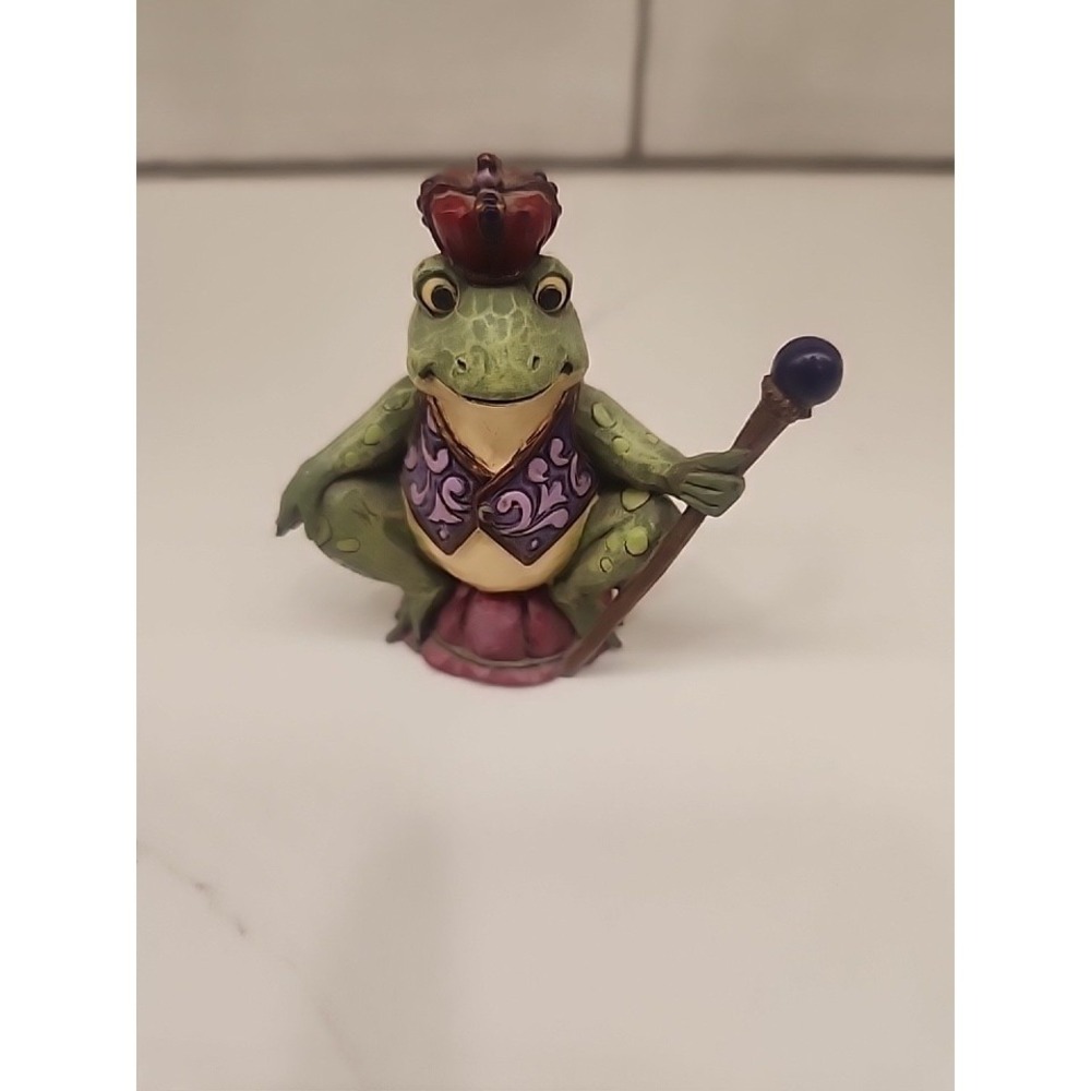 Jim Shore Heartwood Creek Mini Frog Prince King With Crown, 3-Inch 4021440 - Picture 9 of 9